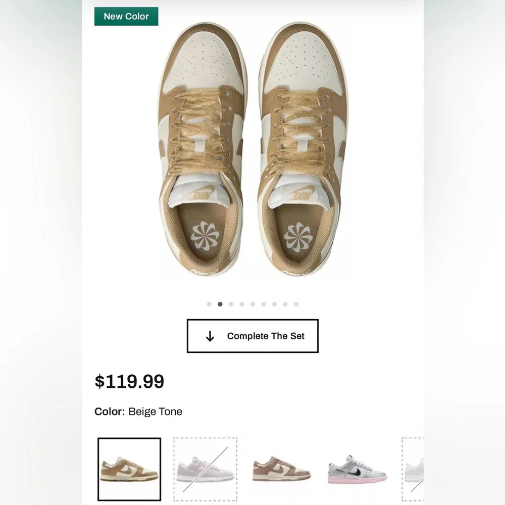 NIKE Dunk Low Next Nature - Sail/Parachute Beige - Picture 6 of 6